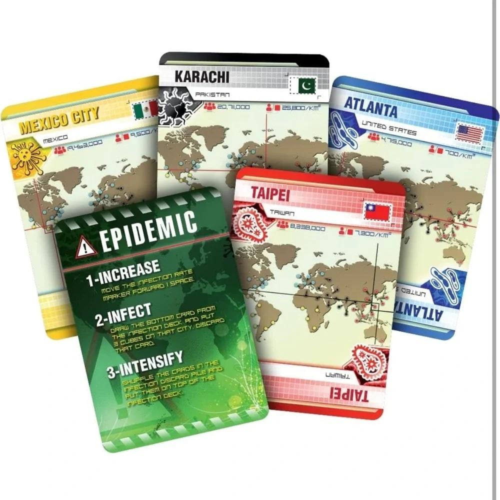 Pandemic Board Game (Base Game) | Cooperative‎ Board Game for Adults and Family